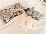 Knitted Booties Cream